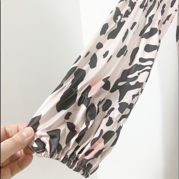 NWT High-Low Leopard Print Top - Picture 6 of 9